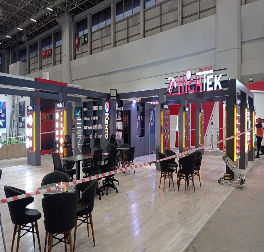 Premium Ahşap Fuar Standı Uygulaması - CMA Reklam